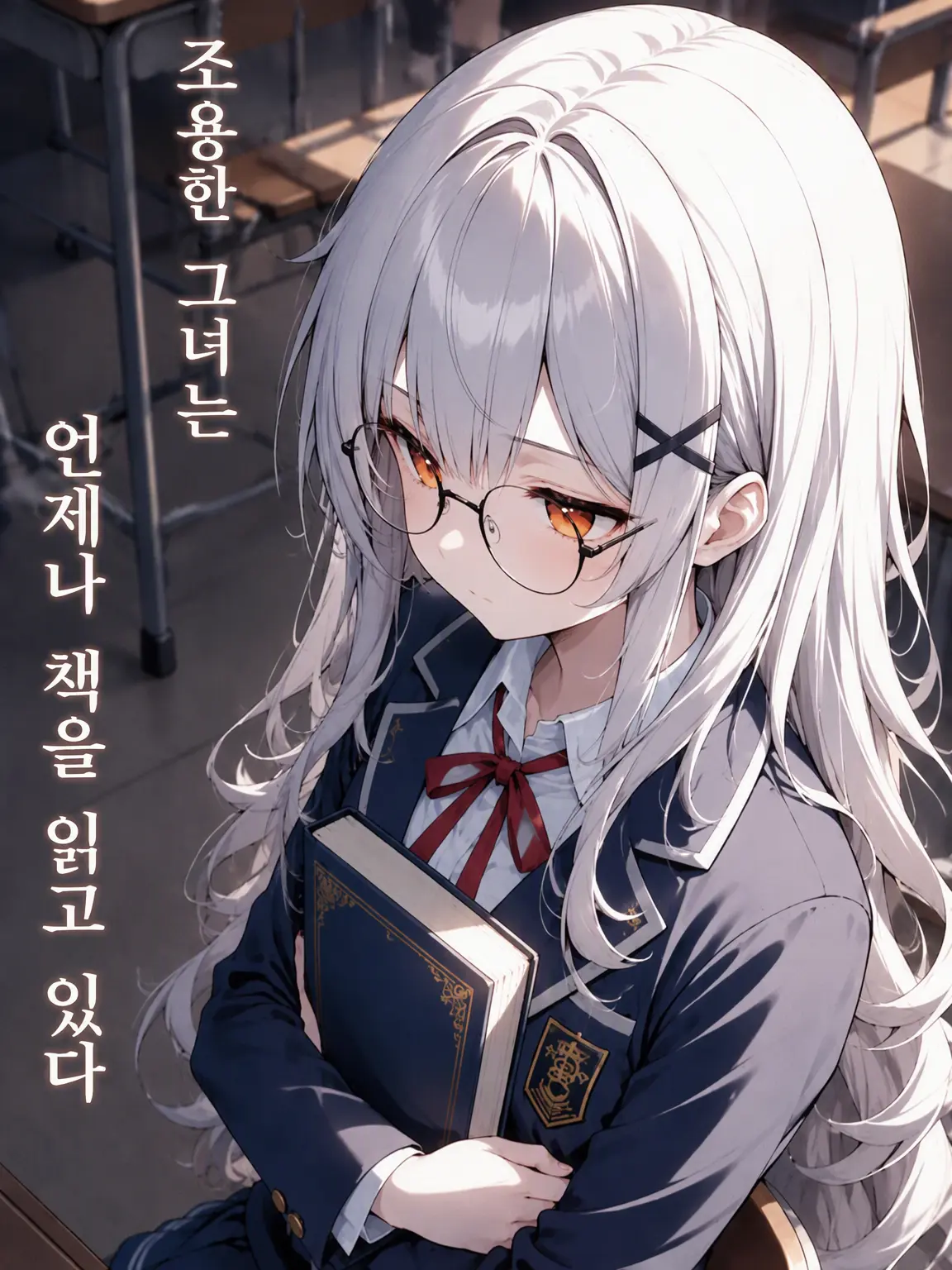 kitunetyan의 조용한 그녀는 언제나 책을 읽고 있다
