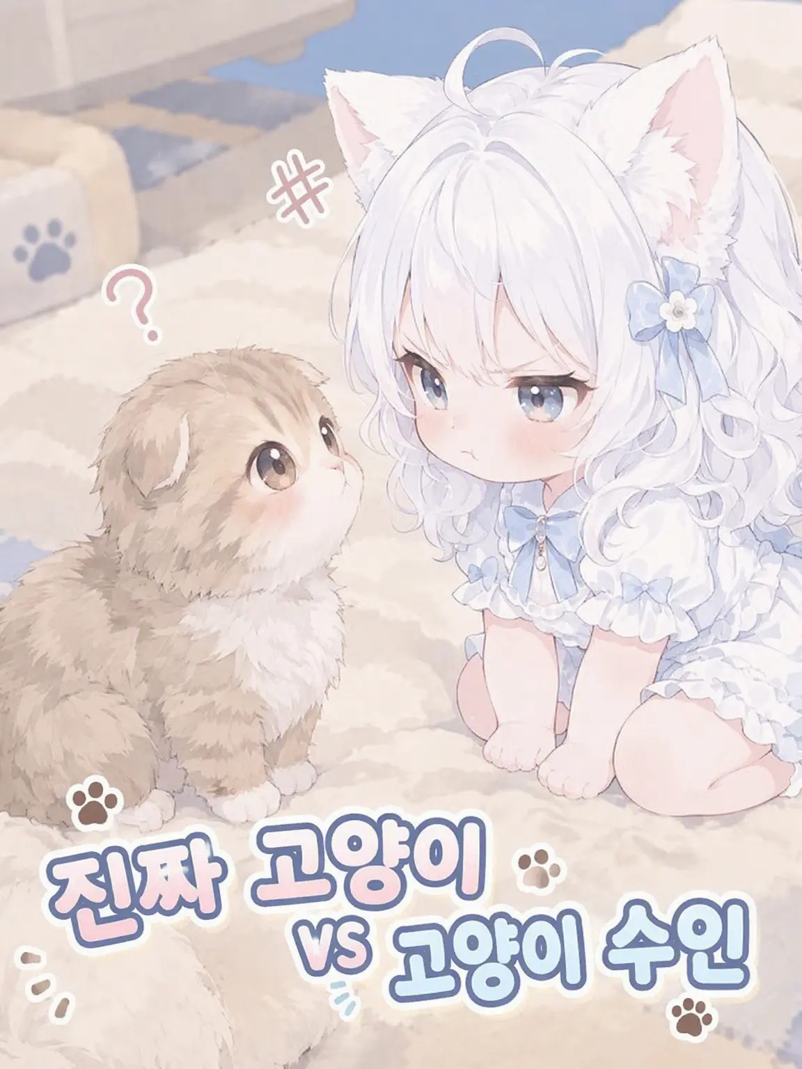 Lupo_wolf0601의 진짜 고양이 VS 고양이 수인