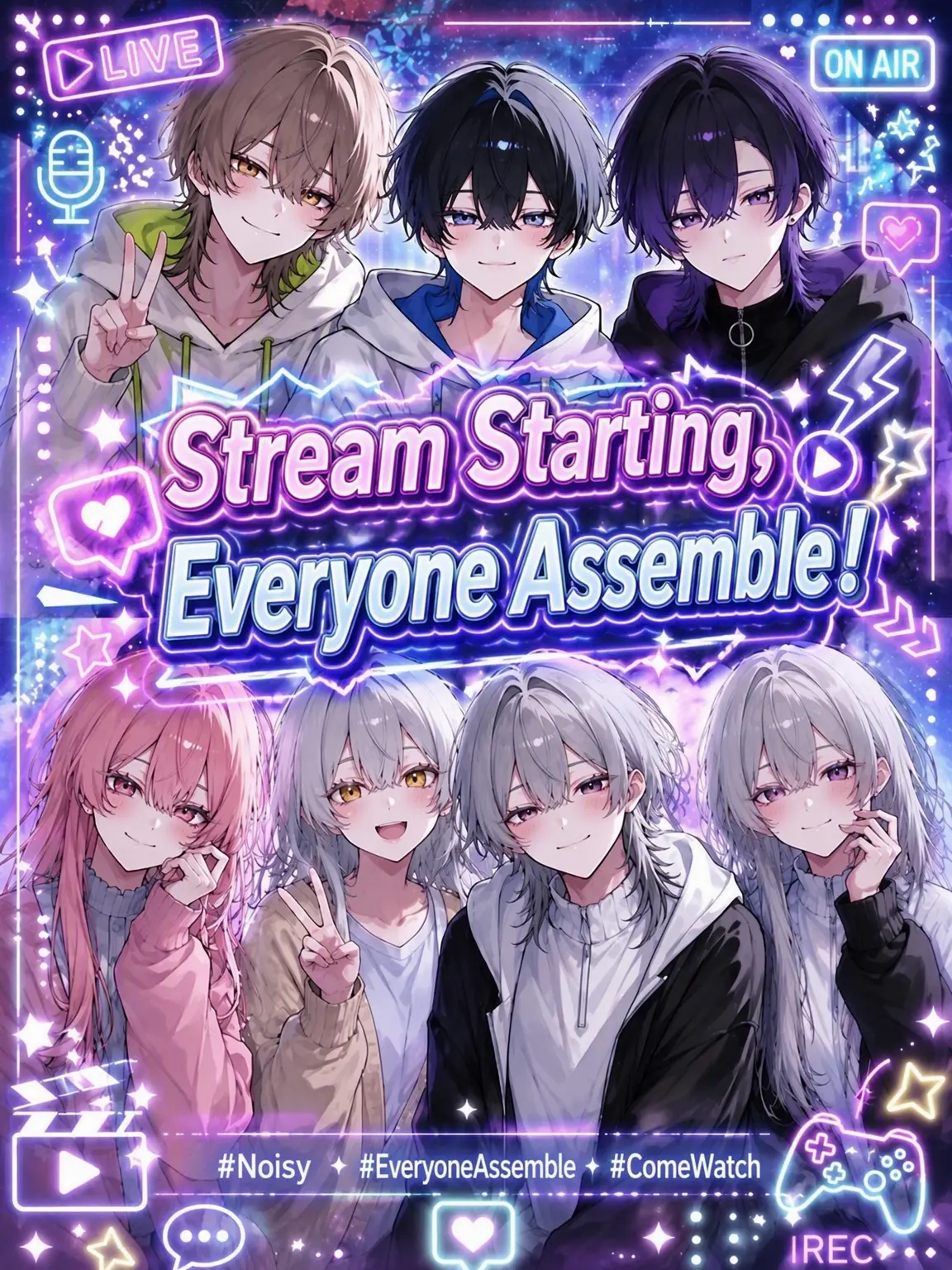 nekokurage2525의 Stream Start, Everyone!