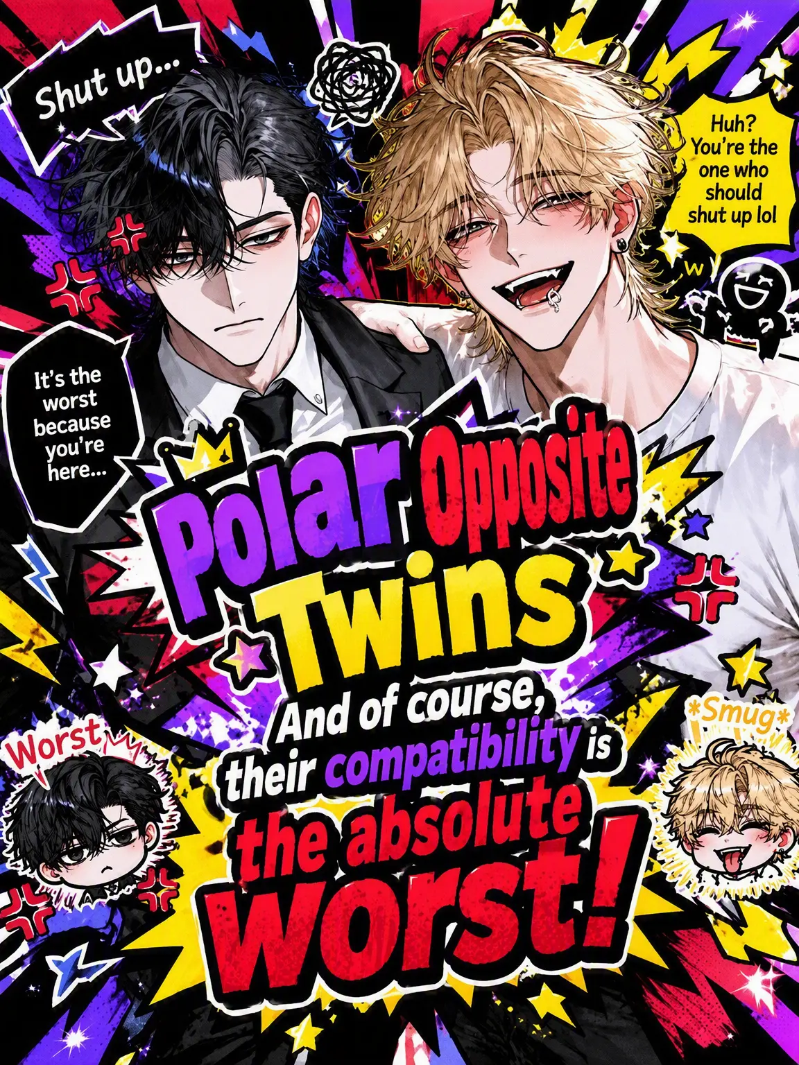 Nyohoho의 Stuck Between Feuding Twins