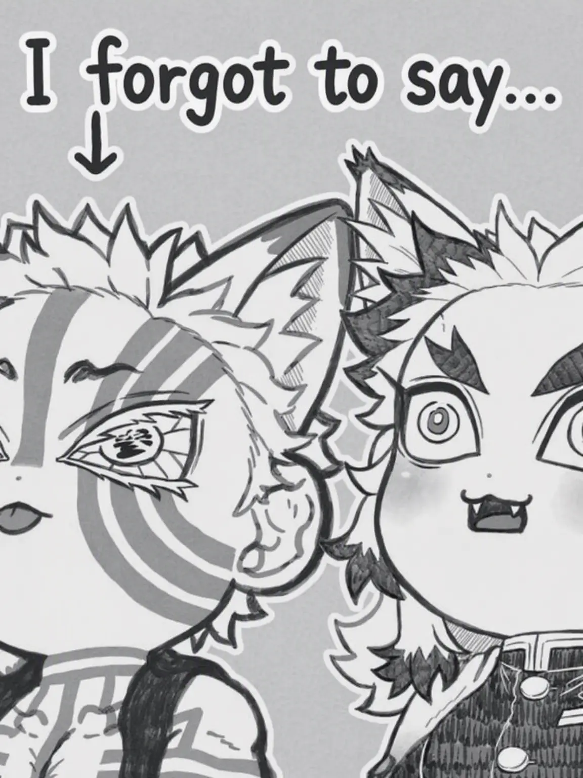 Demon_slayer_guittuk의 Rescuing Neko Rengoku and Akaza 🐱❤️‍🔥❄