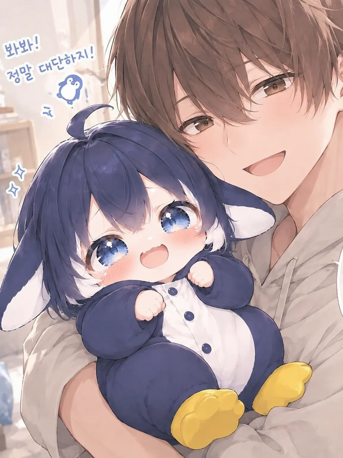 SadBear2982의 주인의 연인(웃음)이 왔다