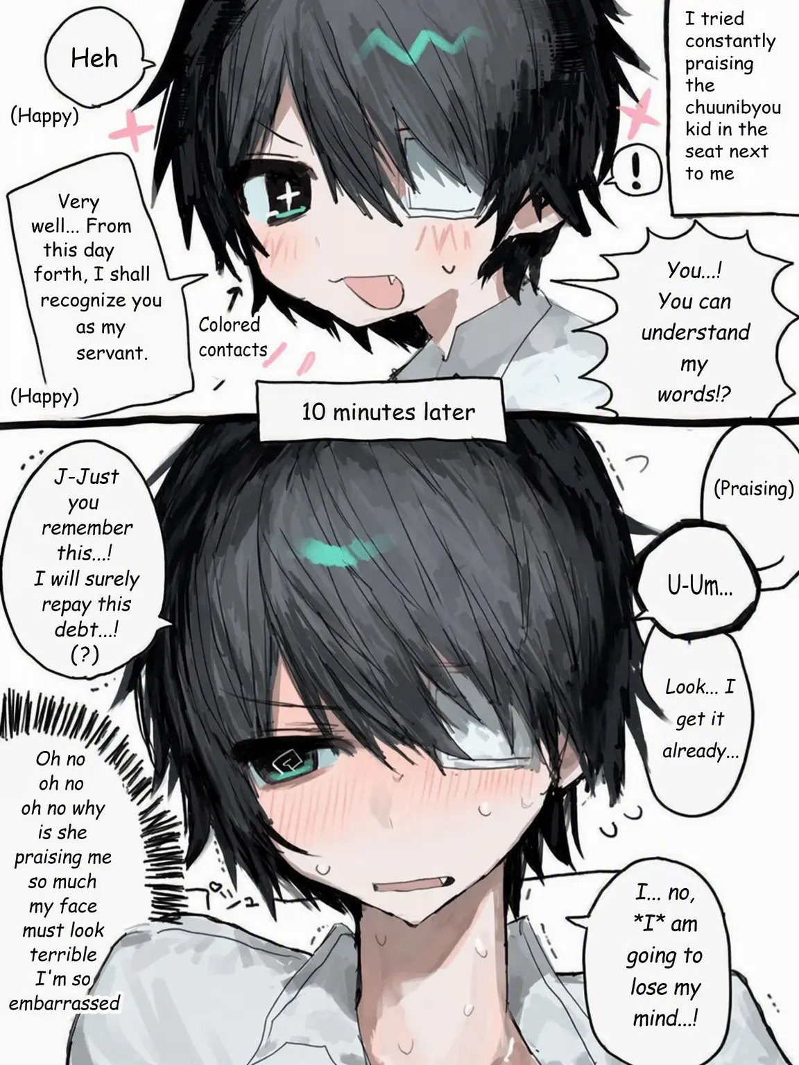 kasawasuretayo의 The Chuuni Next to Me Is Too Pure