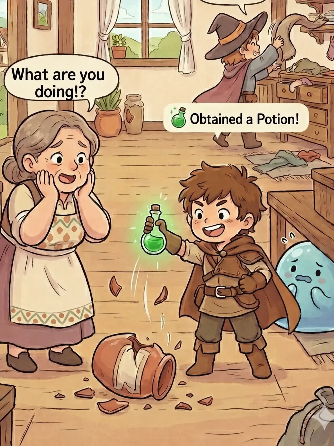 Artemisia의 Hero Party Smashes Pots