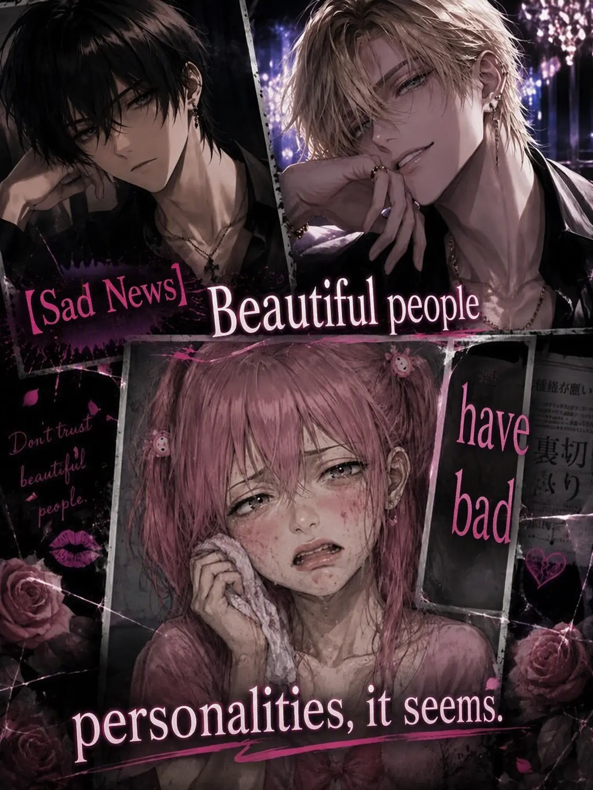 Aku-machan의 Bad News: Apparently, Beauties Have Bad Personalities.