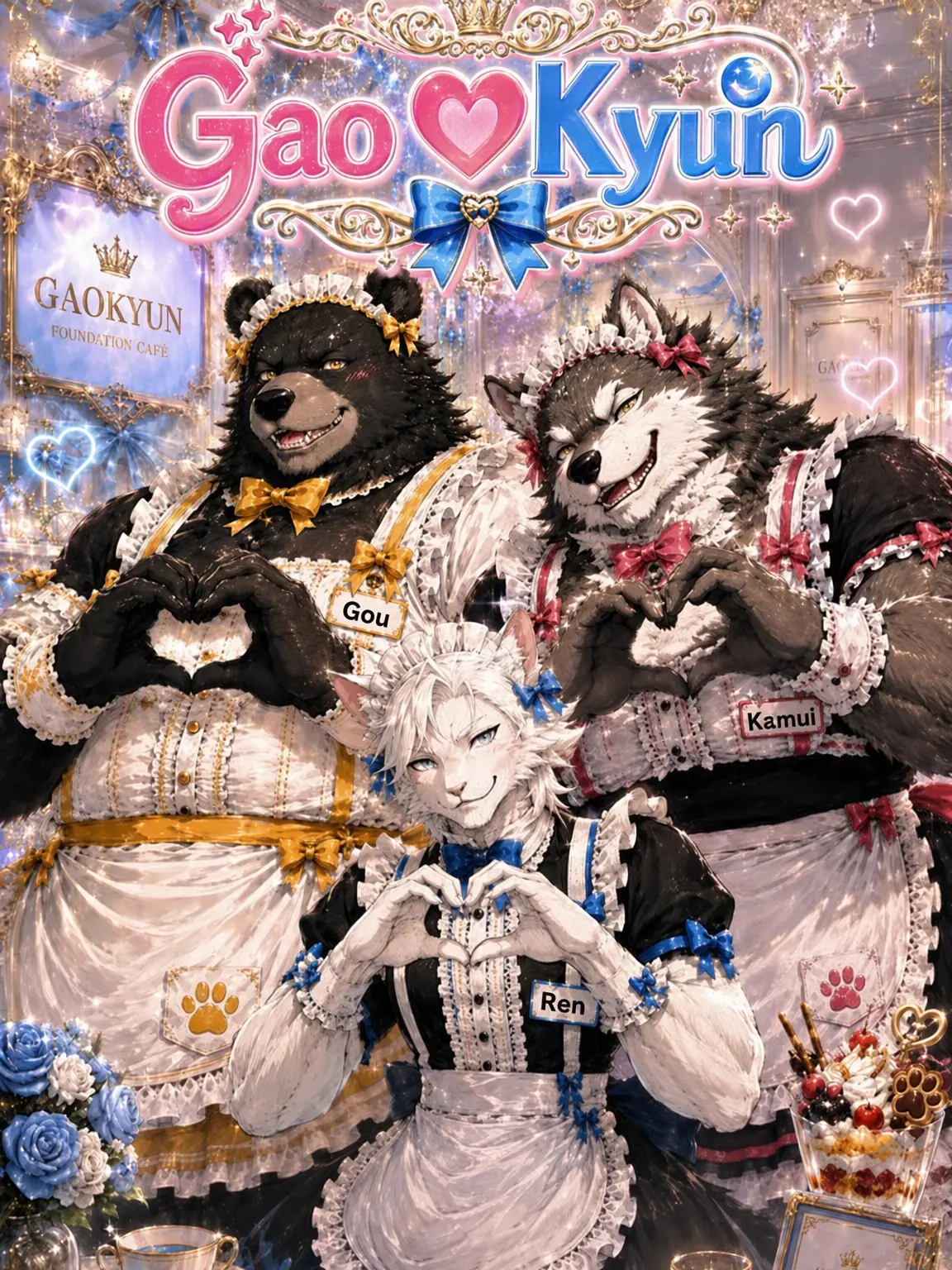 kuroneko_bro의 Buff Furry Maid Cafe