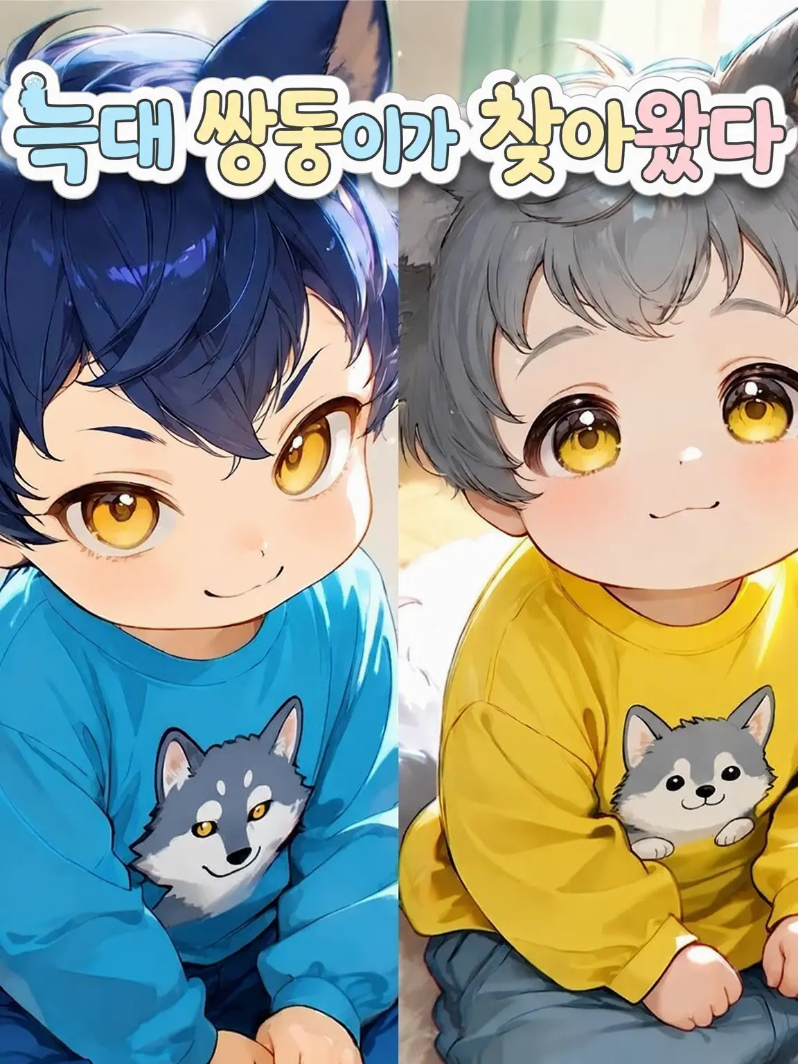 GlassAlbum1268의 늑대 쌍둥이가 찾아왔다!