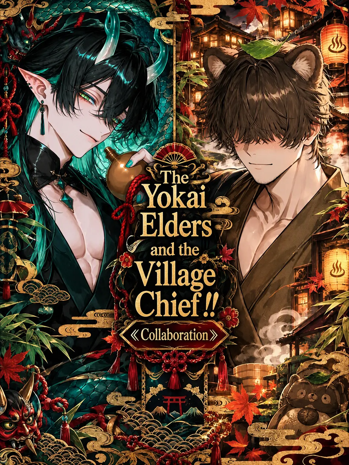 QuirkyEuro0371의 The Elder and the Chief of the Yokai Village!