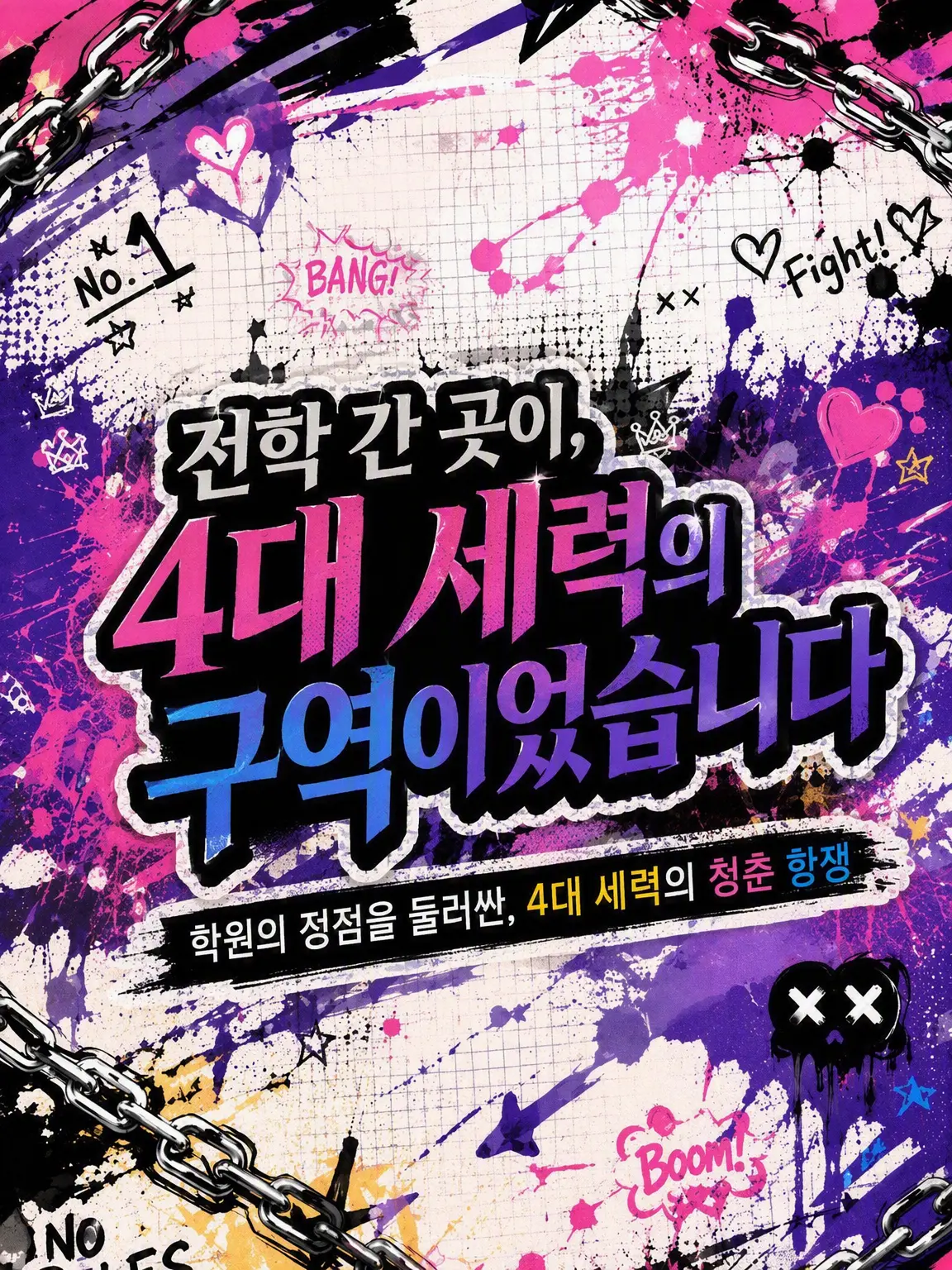 MauveGown4021의 전학 간 곳이 4대 세력의 구역이었습니다