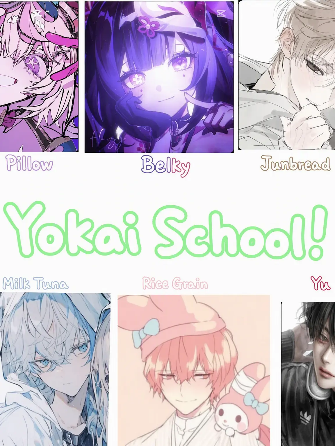 kilzinaganentokki의 Team Nappa Yokai School + Wolf