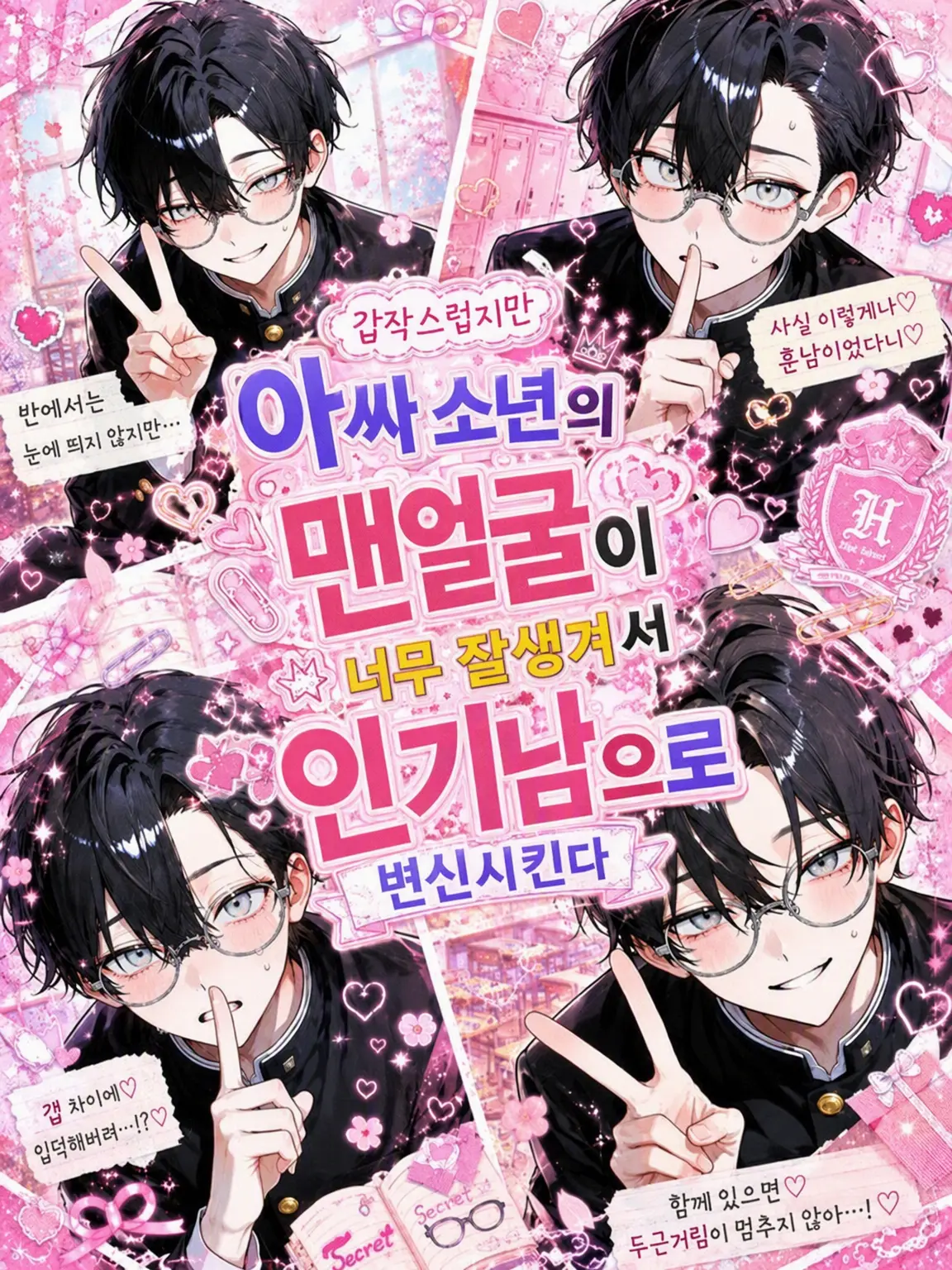 kzri.nnk333의 아싸남의 얼굴이 너무 갓벽해서 인기남으로 만들기