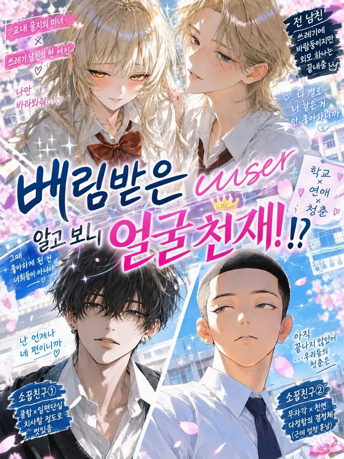 lx_uraqe의 버려진 {{user}} 사실은 얼굴 천재!?