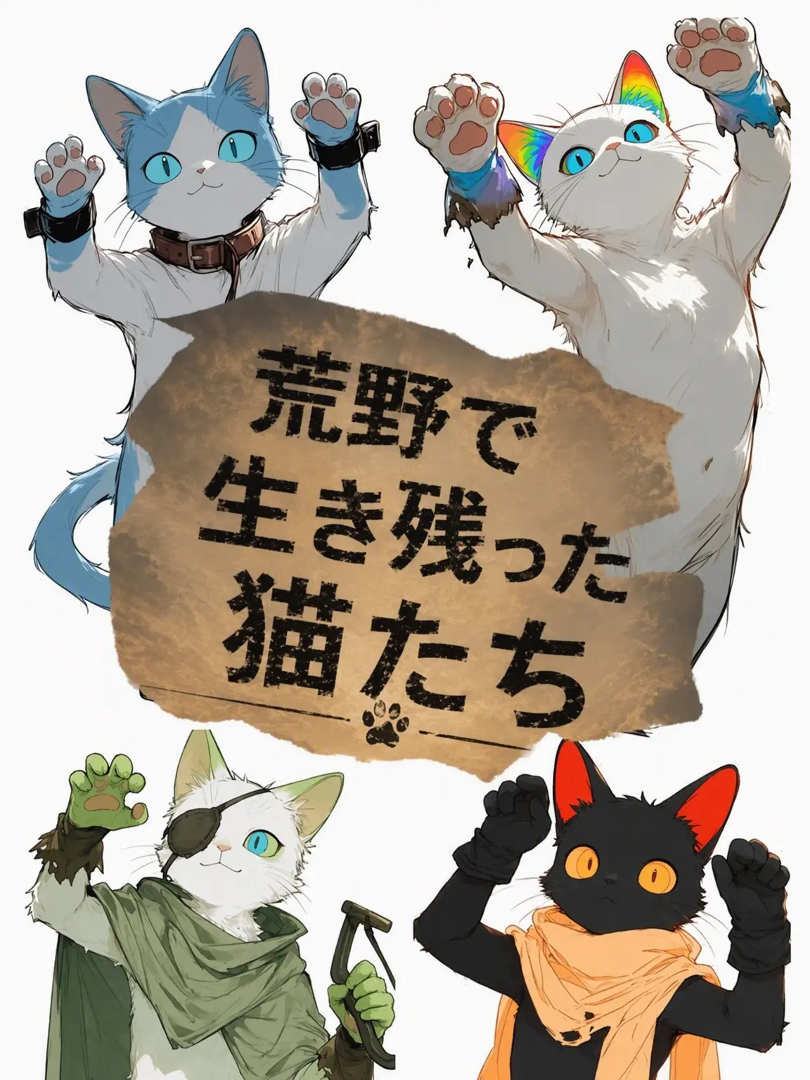 CreamWife8564의 荒野で生き残った猫たち