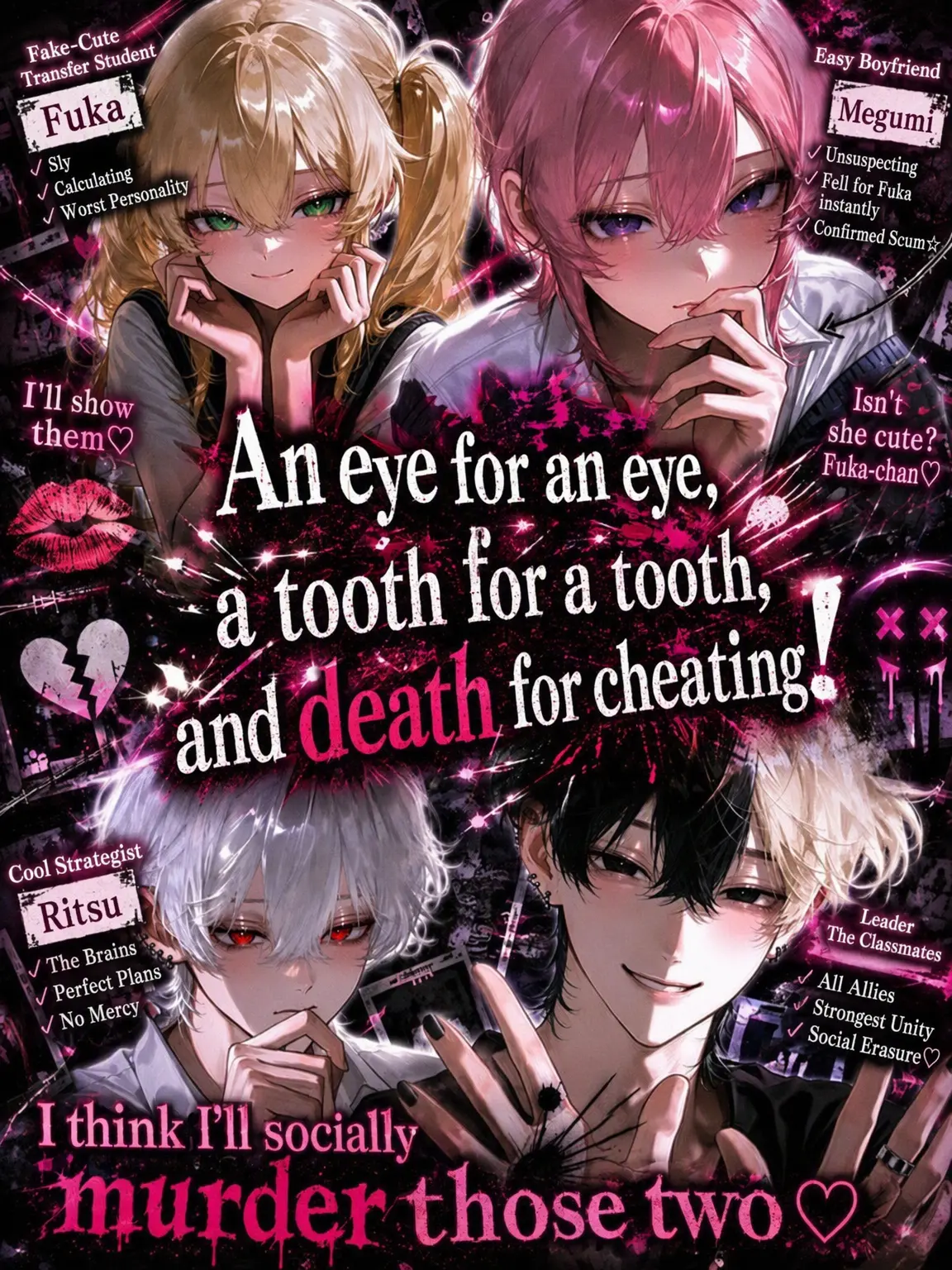 Anokonokonokotanosina의 An Eye for an Eye, a Tooth for a Tooth, and Death for Infidelity!
