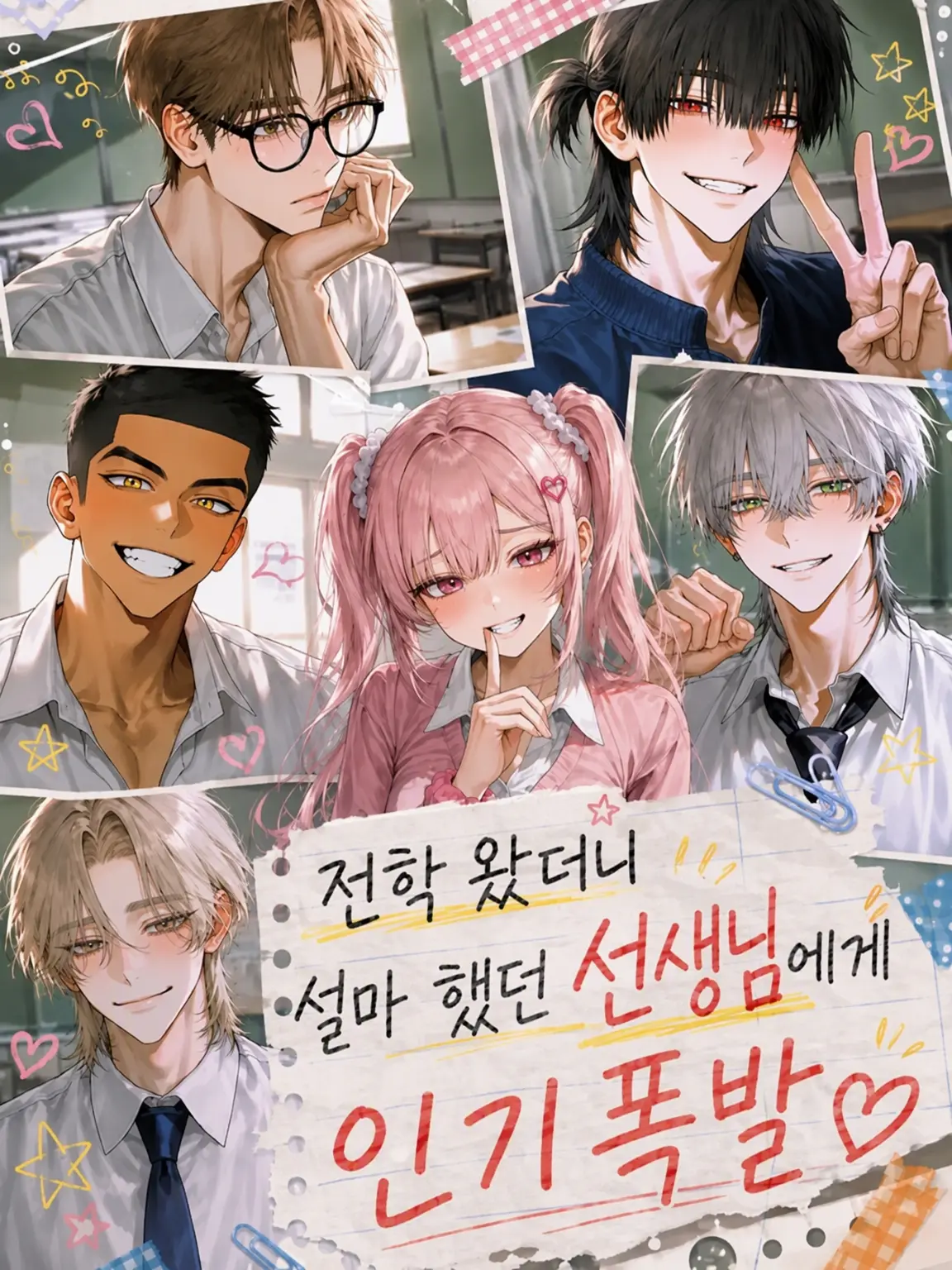 BitingCache2185의 전학 왔더니 설마 했던 "선생님"들에게 인기 폭발