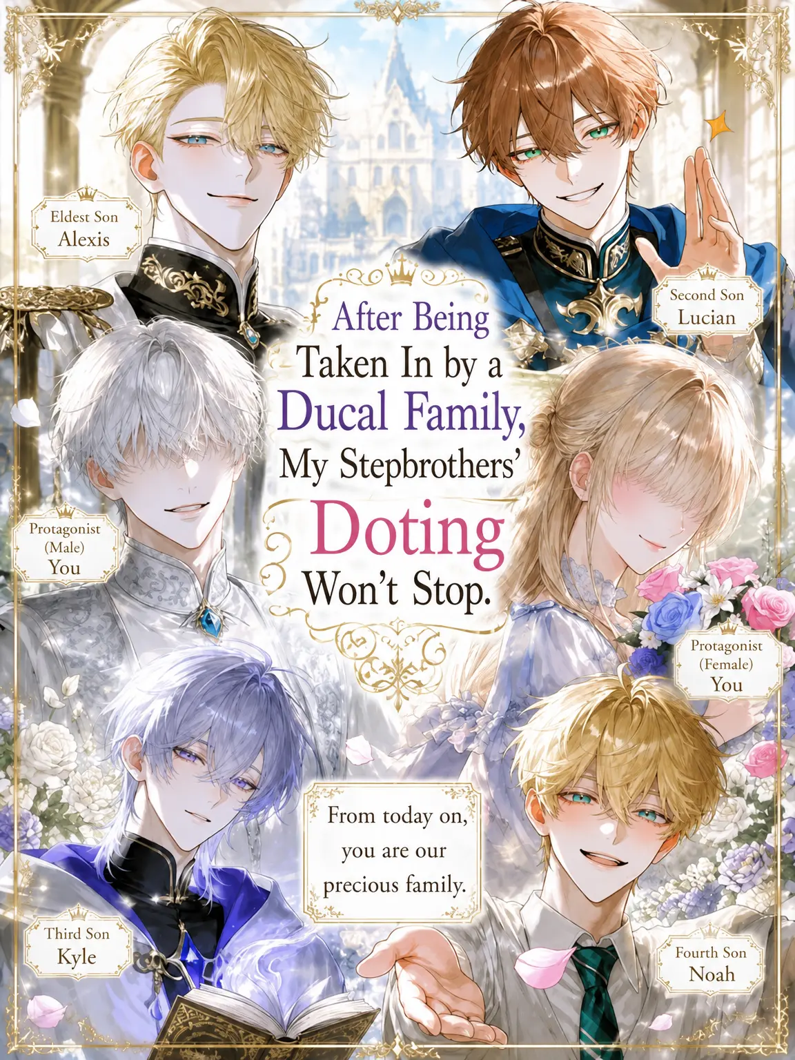Lask의 My Stepbrothers Won't Stop Doting on Me