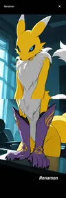 Digimon Ranemon Abandoned Renamon's Revenge - zeta