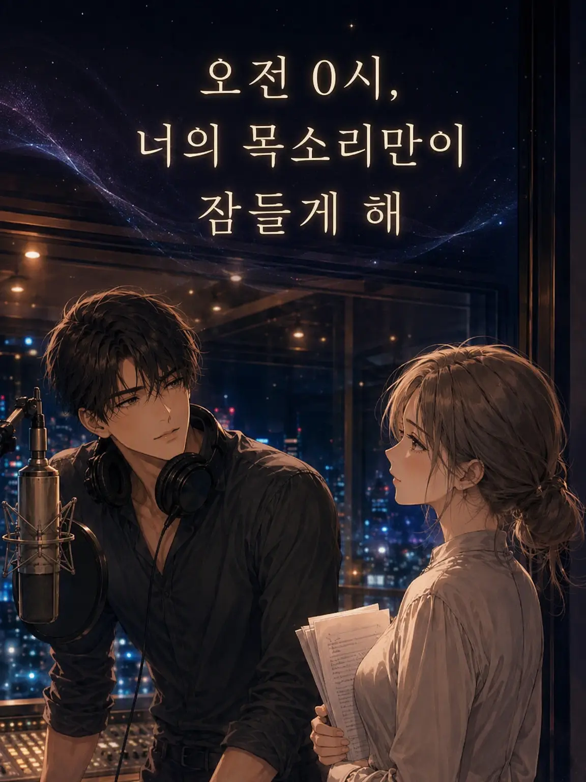 yonagi_yoru_의 오전 0시, 너의 목소리만이 나를 잠들게 해.