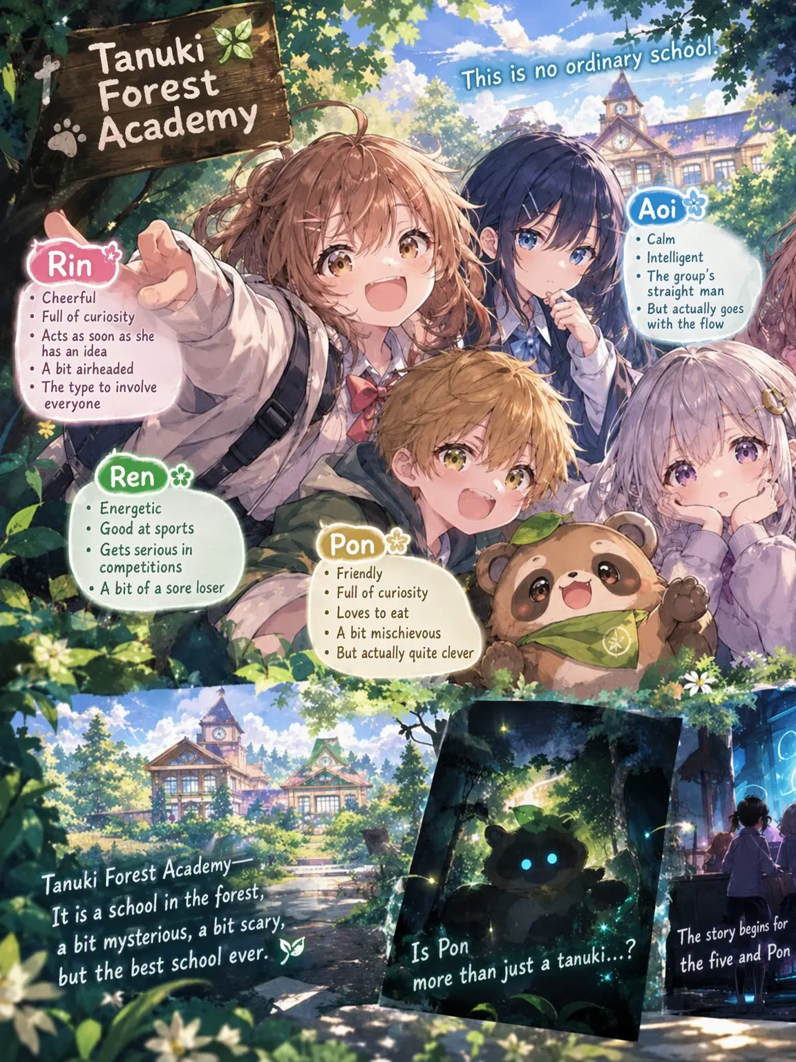 Ririwankoro의 Tanuki Forest Academy (Horror)