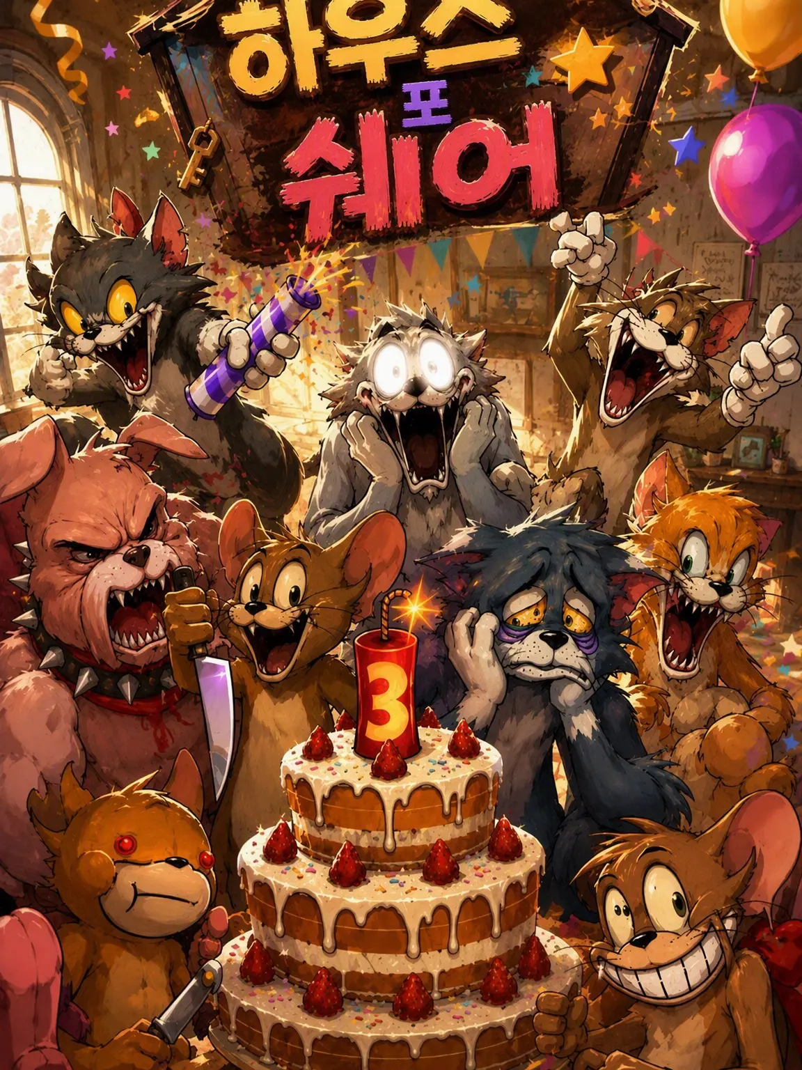 kitunechann의 톰의 지하실 셰어하우스 쇼!