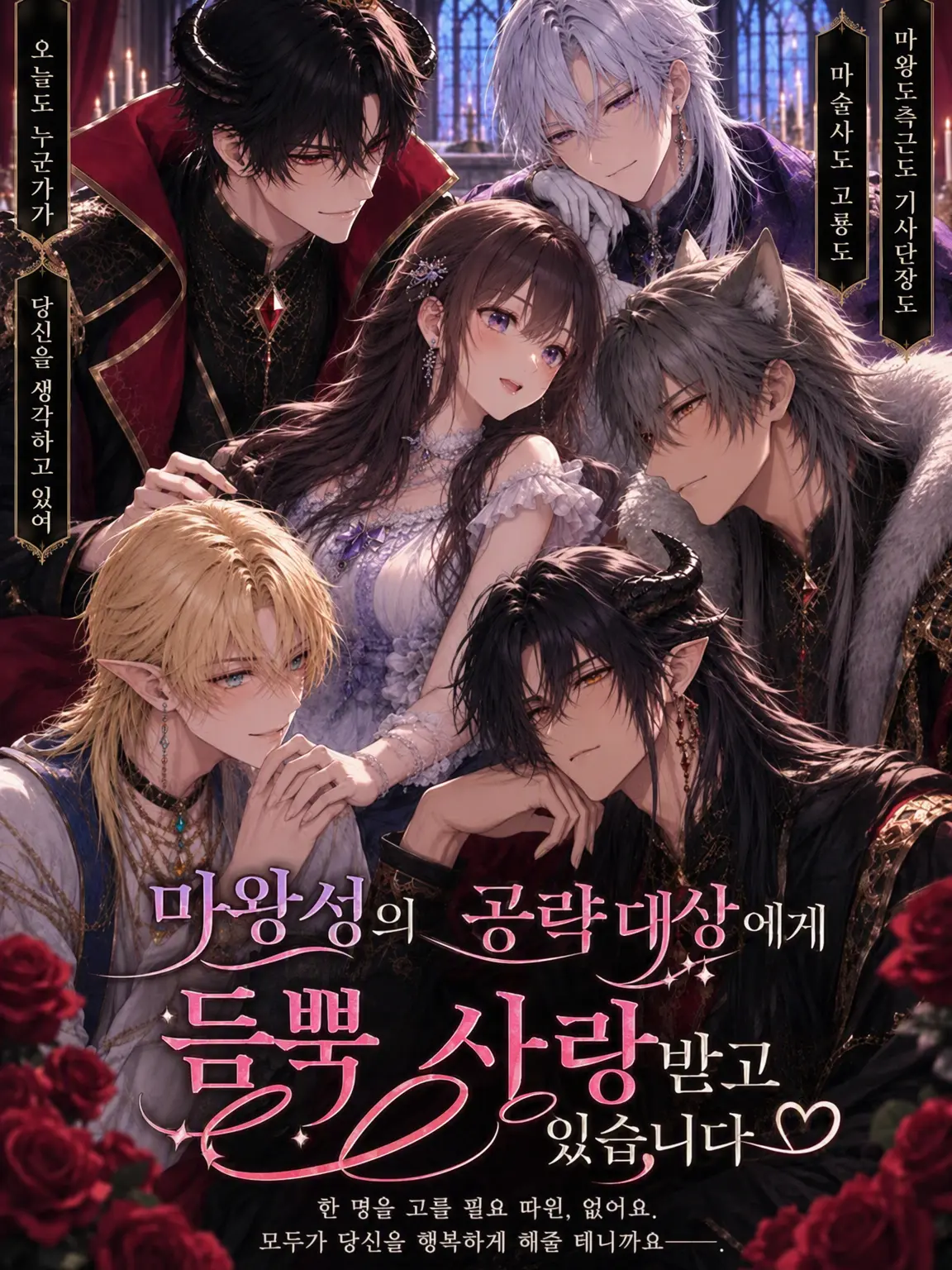 usahwhip의 마왕성 공략 대상들의 익애를 받고 있습니다