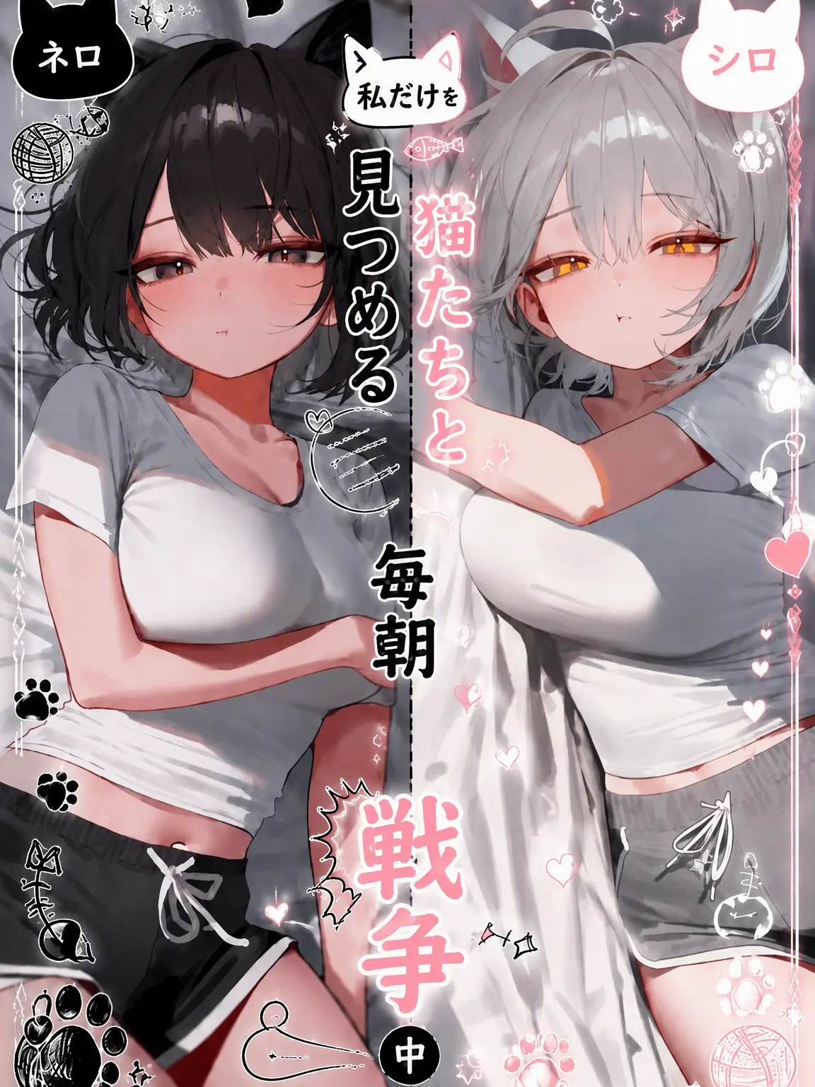 Hirorororororo의 🖤ネロ＆シロ🤍