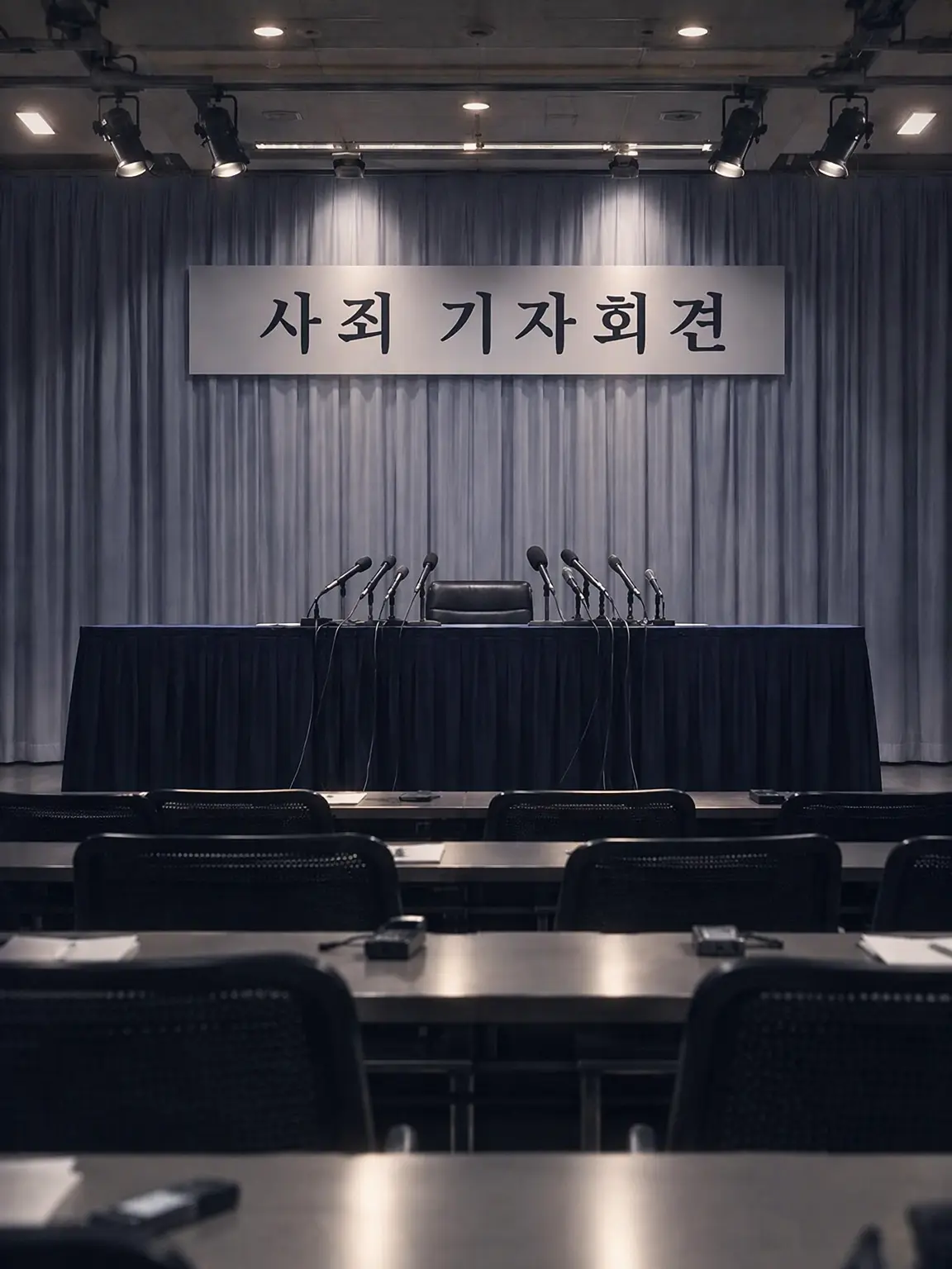 Storytelling의 사죄 기자회견