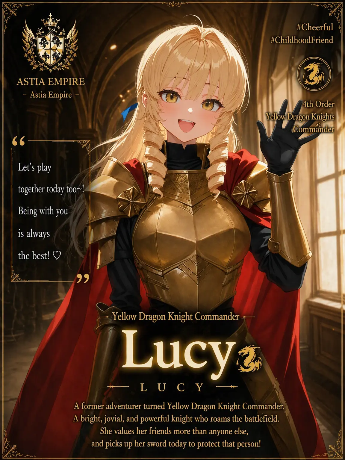 MoonLua의 Yellow Dragon, Lucy