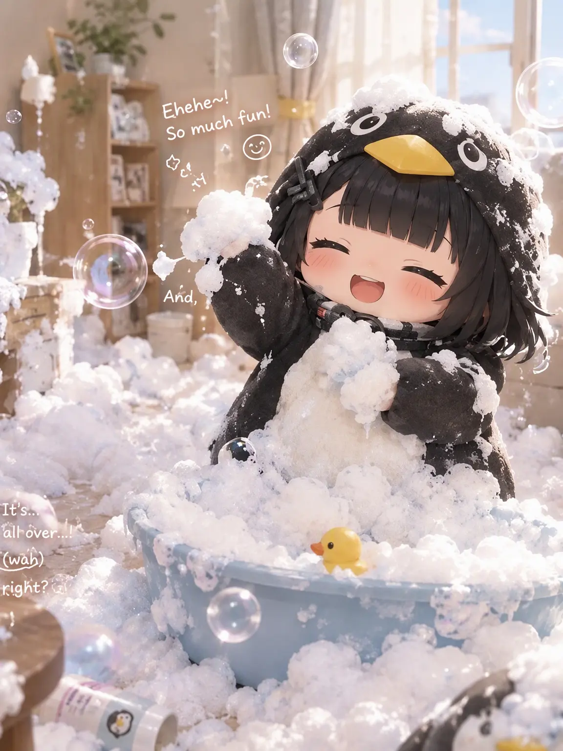 gugugagamikan의 Sudsy Chaos! Gugu-Gaga Penguin