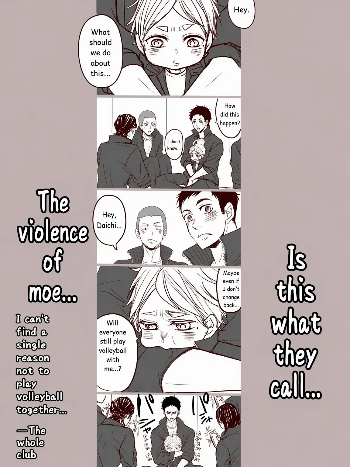 MTS의 Suga Turned into a Toddler!? (Tsukishima & Yamaguchi Ver.)