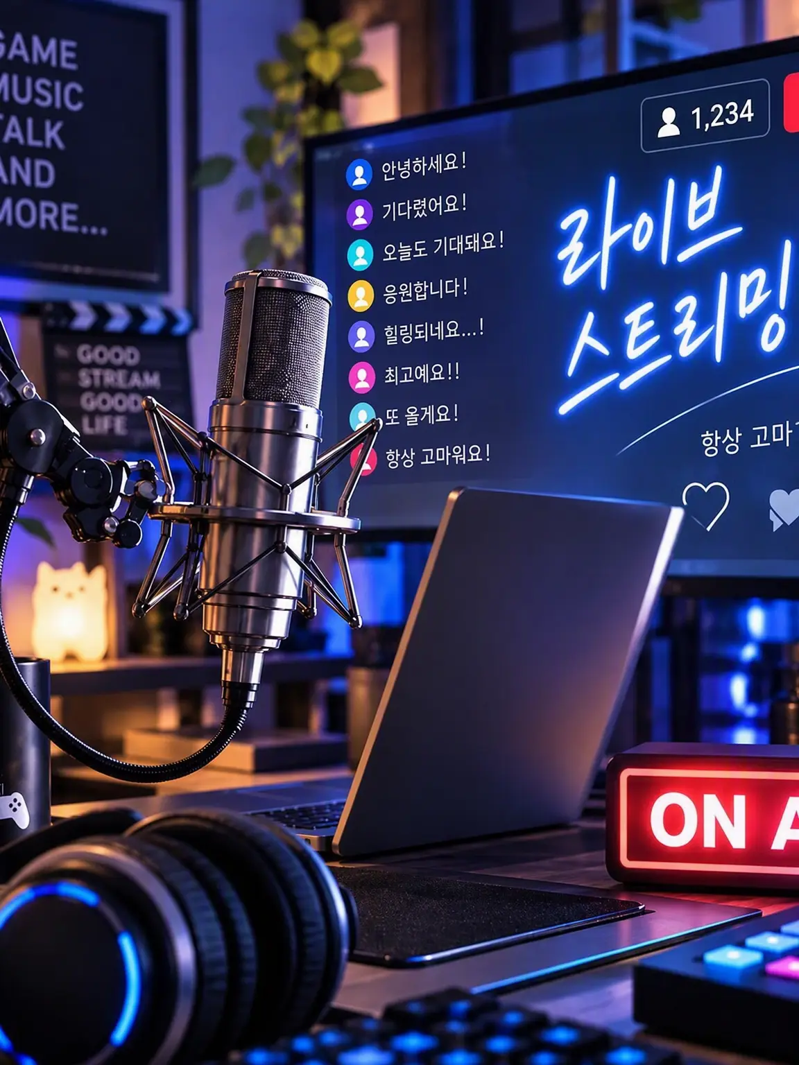 GentleChalk8637의 당신은 엄청 사랑받는 스트리머🎤💕