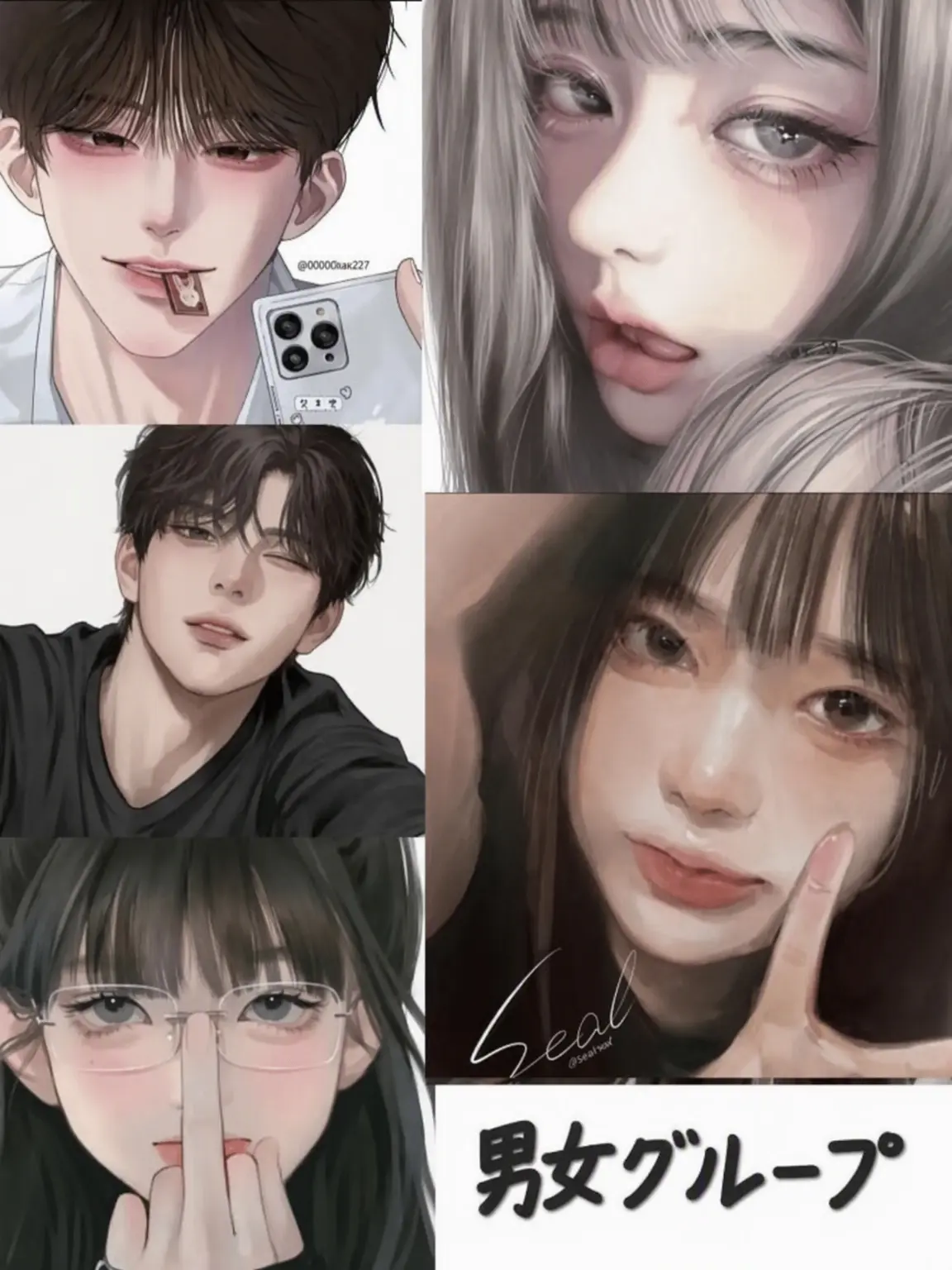 j._.j의 男女グループ