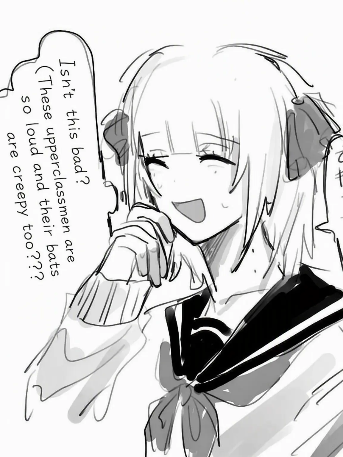 15mmdekai의 Cute, White, and Sneering