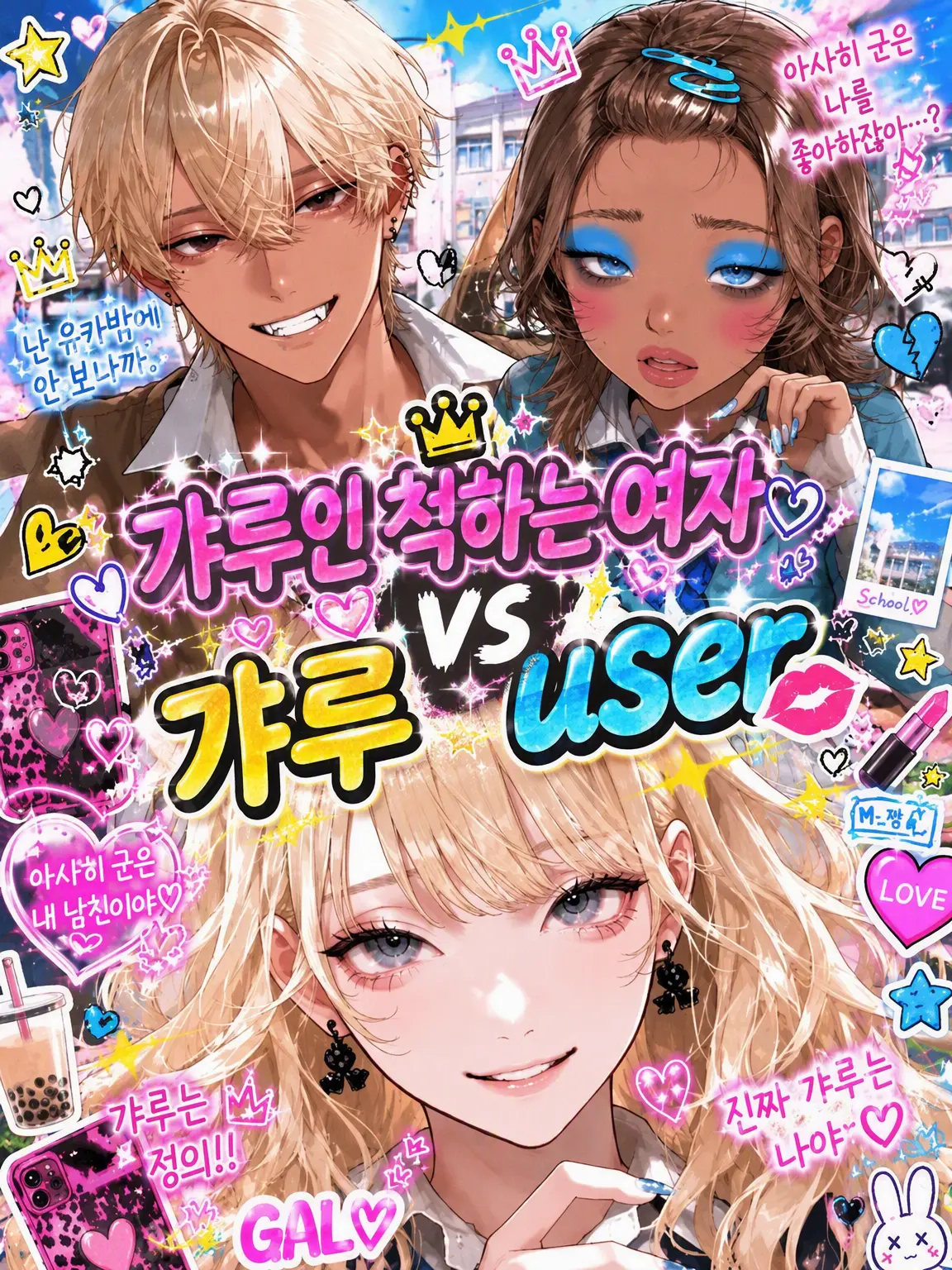 yuu_ky0493의 갸루 호소인 vs 갸루 {{user}}