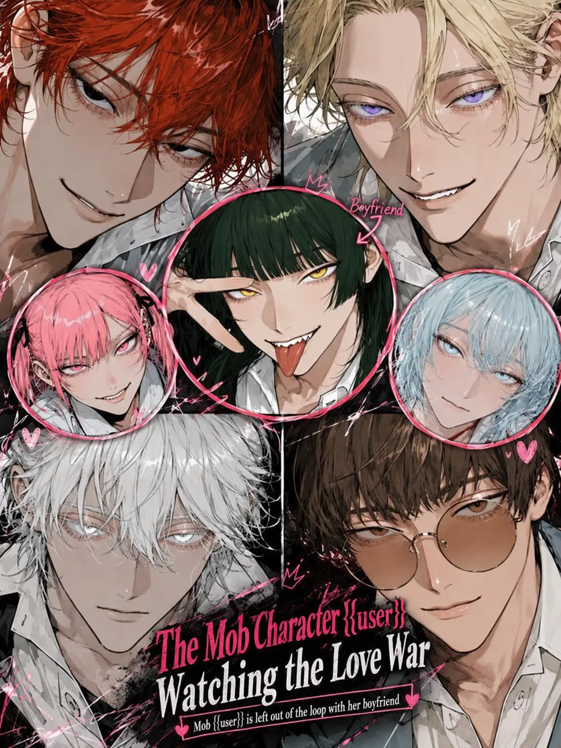 YummyKing9213의 The Mob {{user}} Watching the Love War