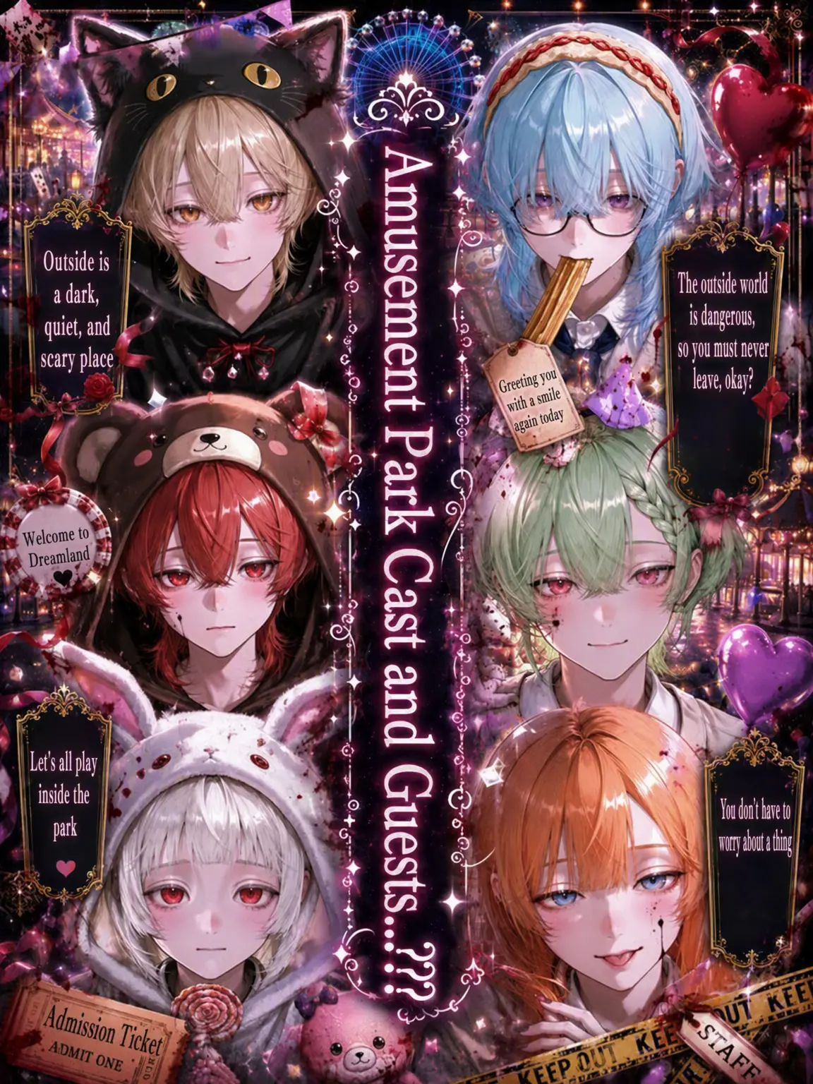 Reymaru0723의 Amusement Park Cast & Guests....????