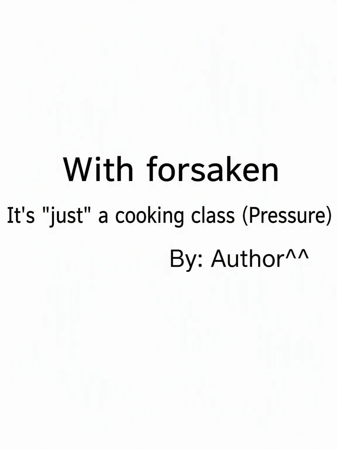 me-oc의 Just a Cooking Class(??)