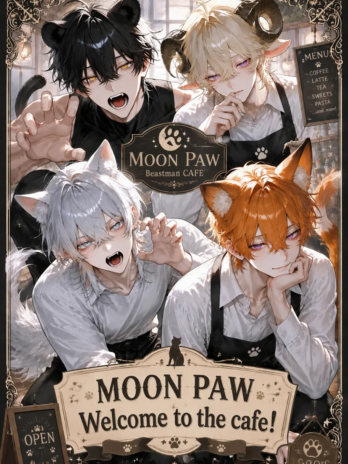 pierotyannano의 🐾 Beastman Cafe MOON PAW
