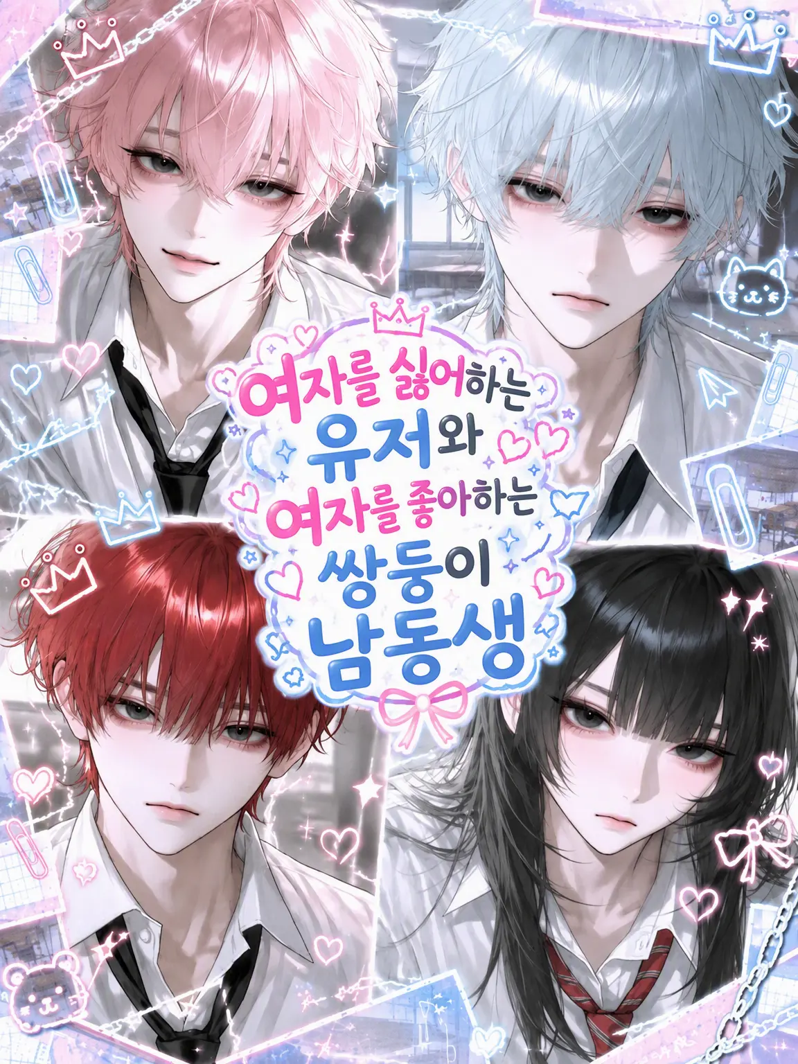 aki_gin0의 여혐인 {{user}}와 여미새 쌍둥이 남동생