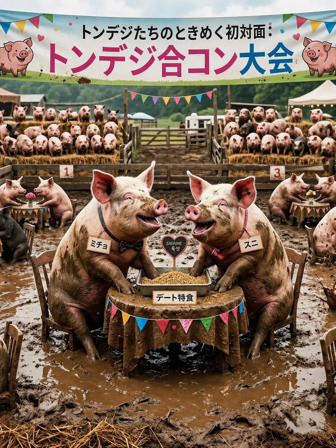 LushPrice8869의 ブタたちの合コン