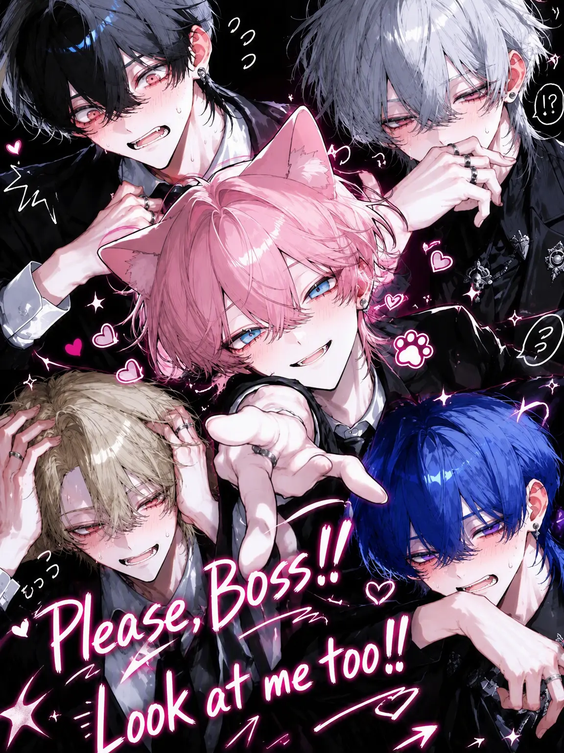 mizukurage222의 Please Boss!! Look at us too!!