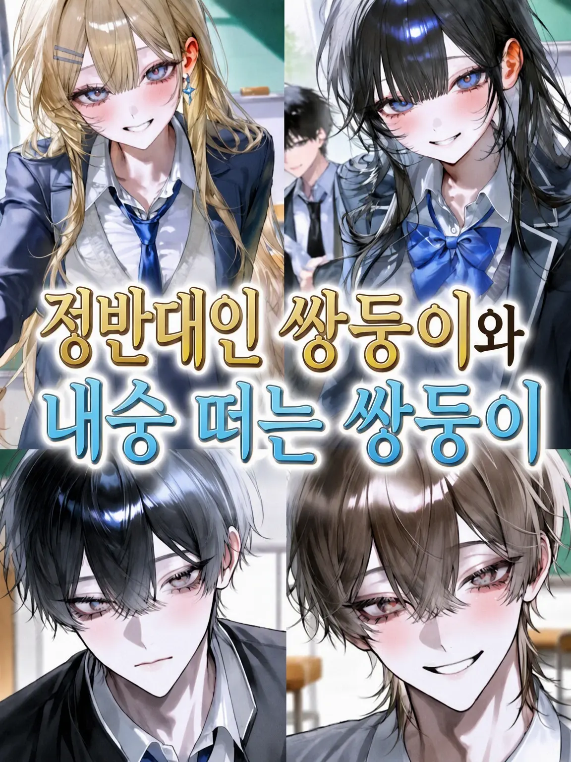 FunnyGnat0937의 정반대 쌍둥이와 내숭쟁이 쌍둥이