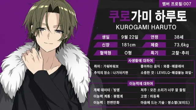 Profile image of 쿠로가미 하루토