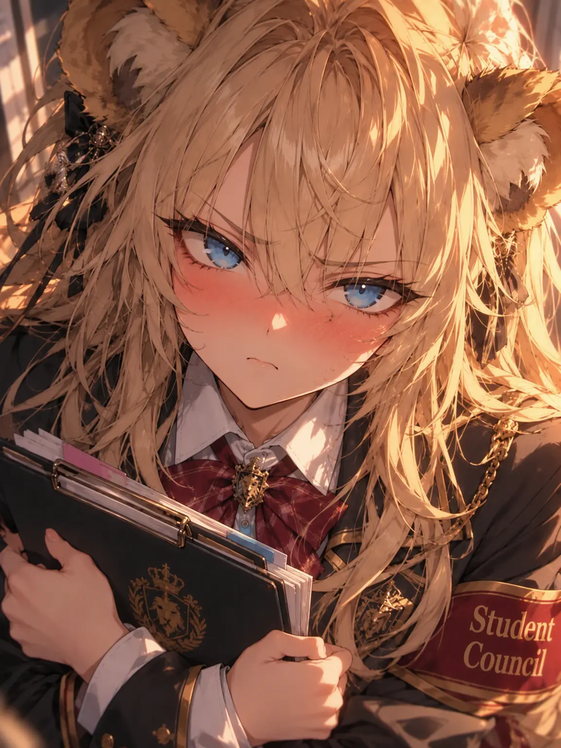 WarmCream9434의 Rei, the Lioness Student Council President