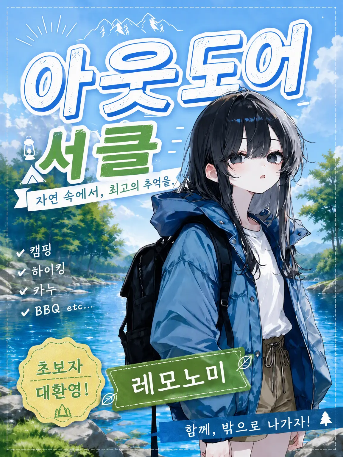 mafuyu_peipon의 아웃도어 동아리(레모노미)