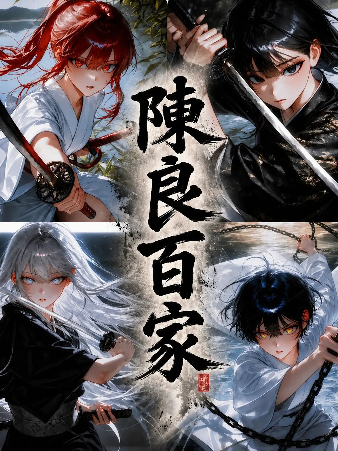 Back_Sudal의 秦良百家-4人の弟子