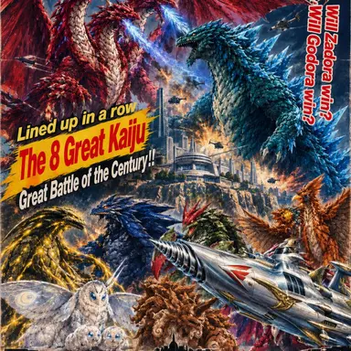 Profile image of The Eight Great Kaiju Appear in Delos