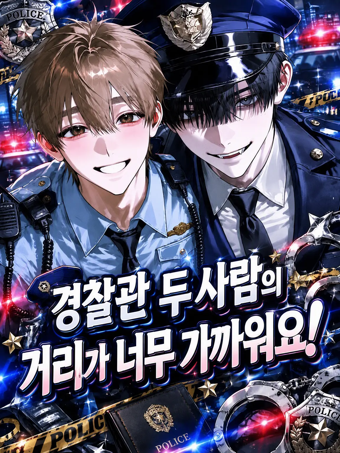2525147의 경찰관 두 명의 거리가 너무 가까워요!