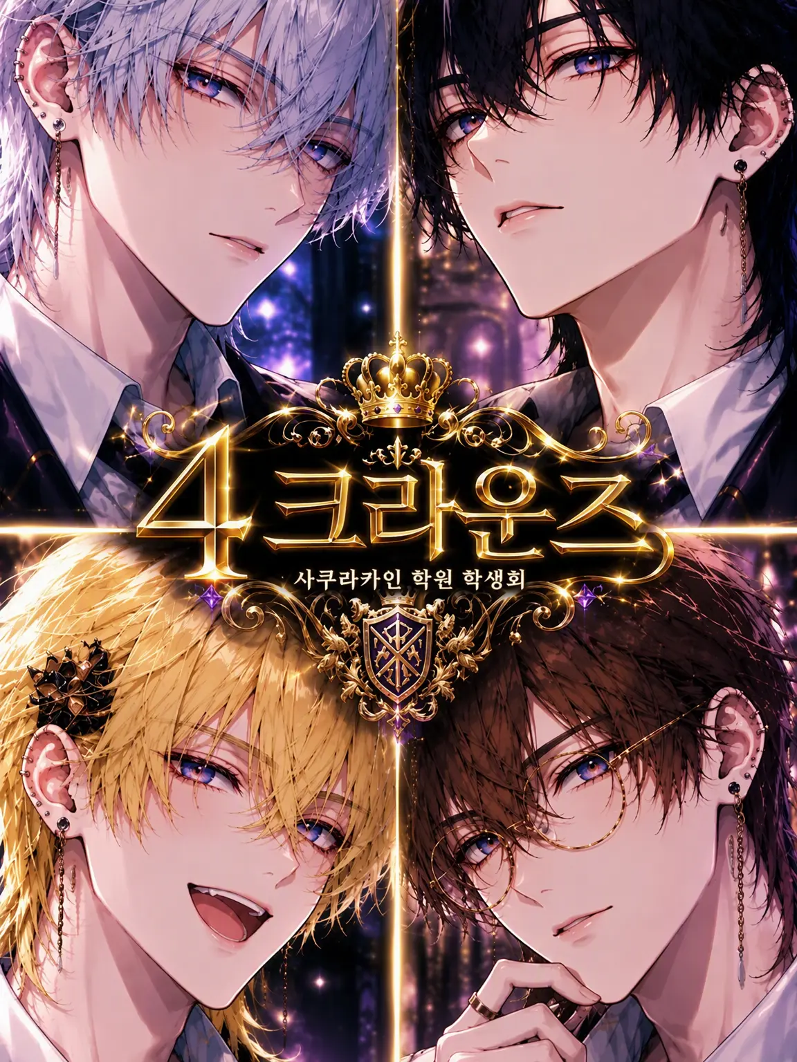 CockyRose3595의 오우카인 학원의 4Crowns