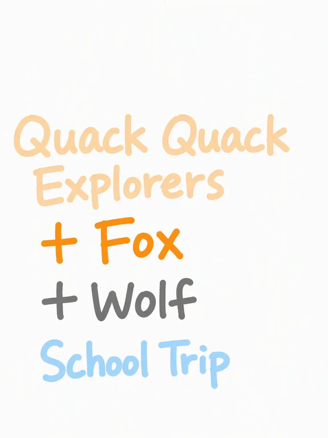 LemonyEgret9608의 Quack-Quack Expedition: Fox and Wolf on a Field Trip?